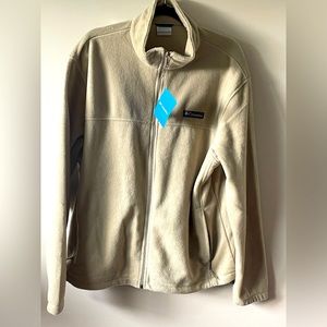 Columbia fleece zip jacket.  Men’s siz extra large. Brand new.